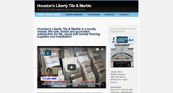 Desktop Screenshot of libertytileandmarble.com